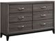 Crown Mark Akerson Gray Dresser-0