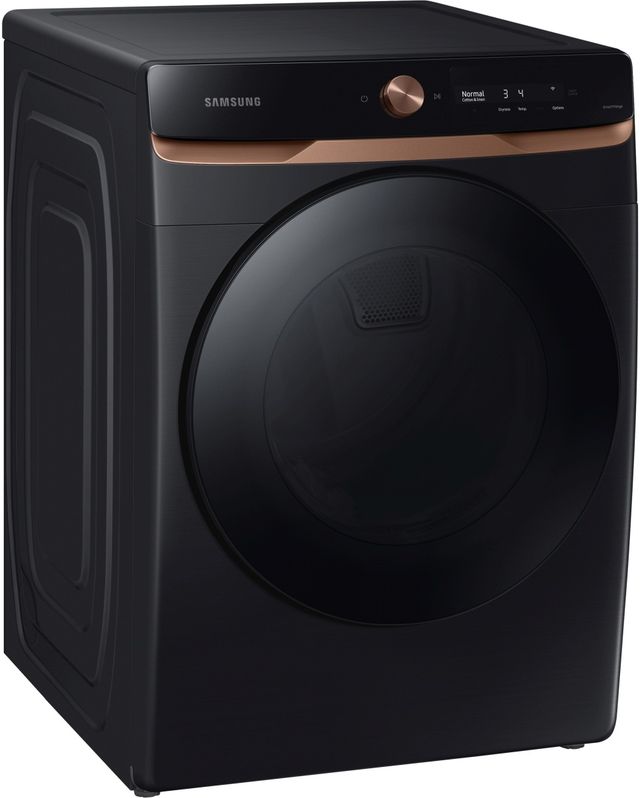 Samsung 6500 Series 7.5 Cu. Ft. Brushed Black Front Load Electric Dryer-2