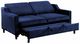 Homelegance® Adelia Navy Convertible Studio Sofa with Pull-Out Bed-1