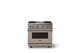 Viking® 5 Series 36" Nantucket Pro Style Gas (NG) Range with Brushed Brass Trim-3