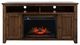 Jofran Inc. Bakersfield Brown Electric Fireplace Media Console-2