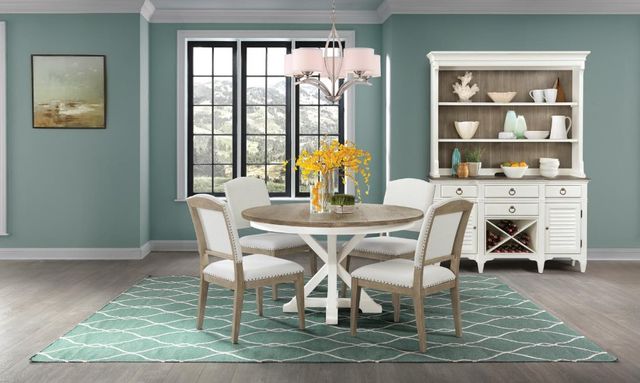 Riverside Furniture Myra Beige/Natural Upholstered Dining Side Chair-1