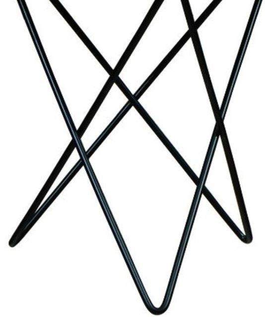 Jaipur Furniture Ravi Black/Brown Star Leg Side Table-2