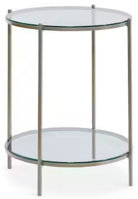 Bassett® Furniture Linville Champagne Lamp Table-0