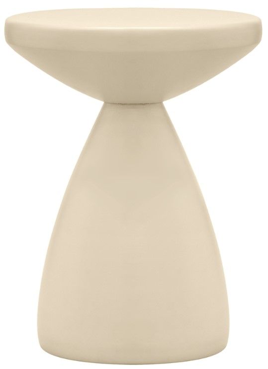 Meridian Furniture Anika Cream End Table-1
