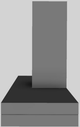 Vent-A-Hood® K Series 48" Gunsmoke Contemporary Wall Mounted Range Hood-1
