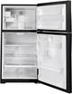 GE® 33" 21.9 Cu. Ft. Black Top Freezer Refrigerator-1