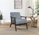 Mazin Furniture Carlson Blue Gray Upholstered Accent Chair-4
