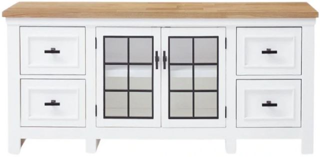 Signature Design by Ashley® Ashbryn Natural/White Extra Large TV Stand-1
