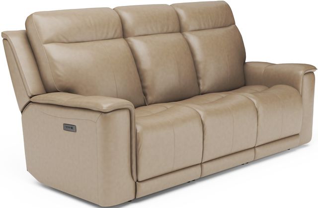 Flexsteel® Miller Latte Power Reclining Sofa with Power Headrests and Lumbar-0