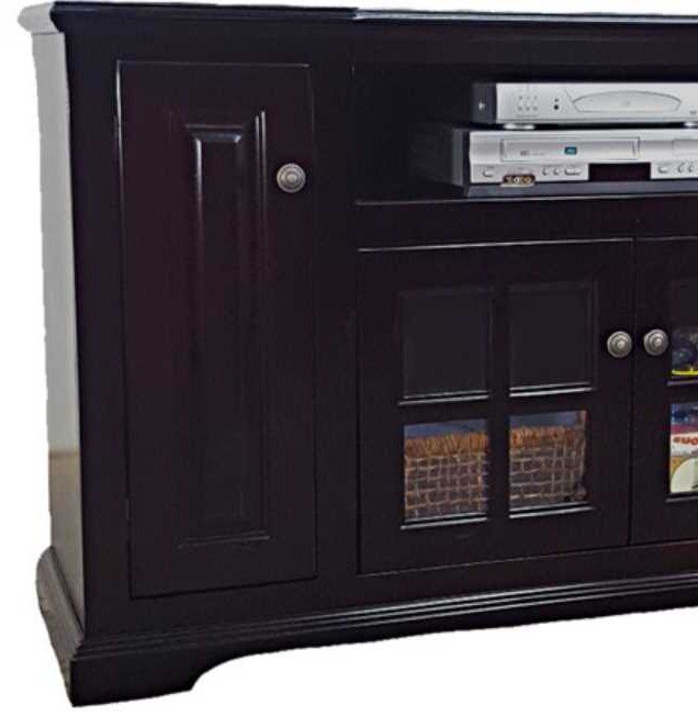 American Heartland Manufacturing Poplar 57" Curve TV Stand-1