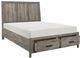 Mazin Furniture Bainbridge Gray Eastern King Platform Bed-2