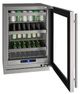 U-Line® Panel Ready/Stainless Steel 24" Integrated Solid Undercounter Refrigerator-2