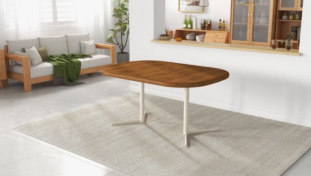 Chromcraft Customizable Carlisle Extendable High Pressure Laminate Dining Table-1