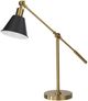 K & K Interiors Gold Desk Lamp-0