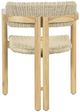 New Classic® Home Furnishings Sedona Brown/Natural Fabric/Wicker Outdoor Patio Dining Arm Chair-4