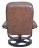BarcaLounger® Jacque Hilton-Whiskey Manual Pedestal Recliner and Ottoman Set-4