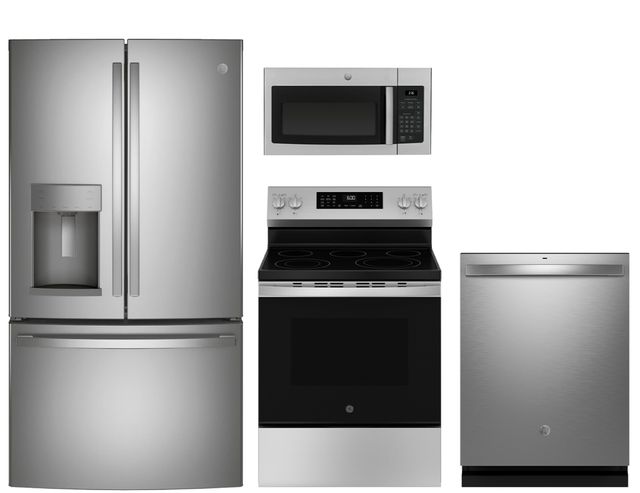 GE 4-Piece Stainless Steel Kitchen-0