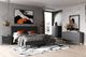 VIG Furniture Modrest Diana 5-Piece Grey Eastern King Bedroom Set-0