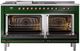 Ilve® Nostalgie II Series 60" Emerald Green Pro Style Dual Fuel Range-2