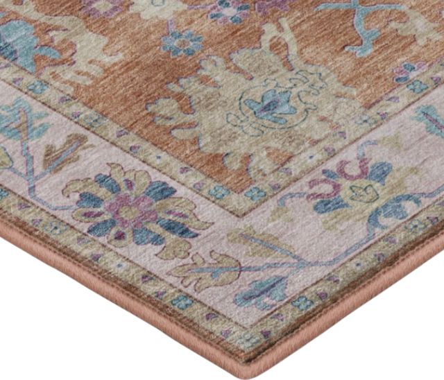 Dalyn™ Rug Company Hatay HY7 Orange 5'x8' Area Rug-1
