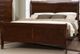 Titus Furniture Louis Phillipe Dark Cherry Queen Sleigh Bed-0