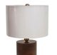 A & B Home White Drum Shade Table Lamp-1