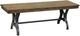 Intercon District Black/Cool Copper Dining Bench-0