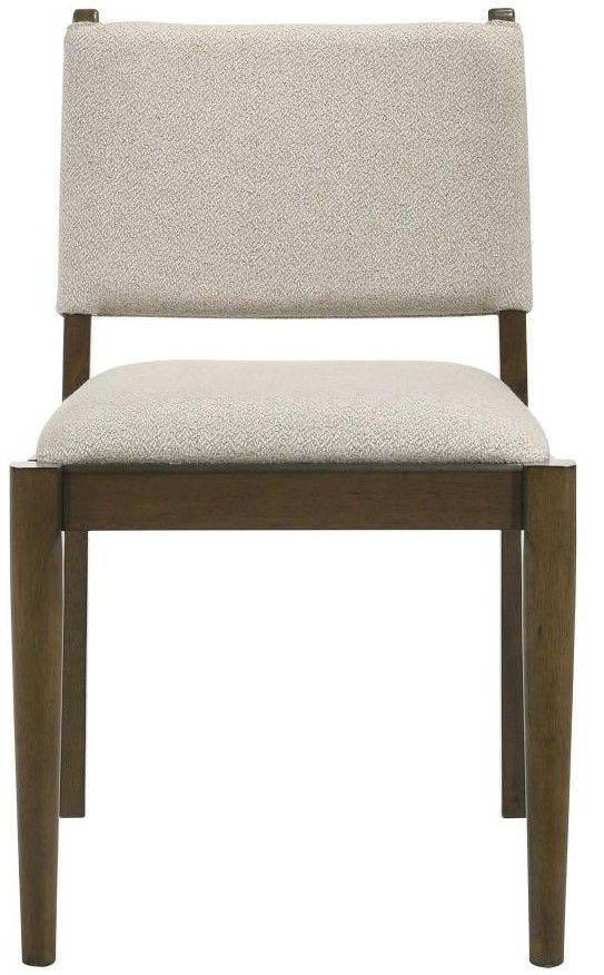 Coaster® Ottowa Brown/Light Tan Upholstered Dining Side Chair-1