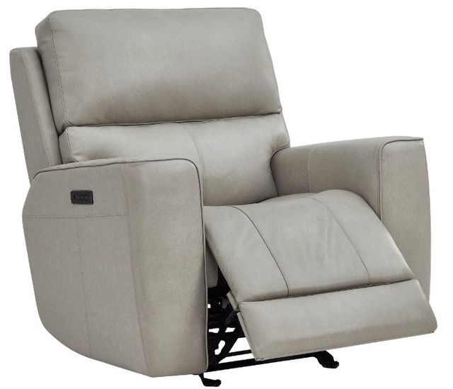 Leather Italia™ Cambria Ladero Cement Power Glider Recliner-0