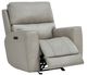 Leather Italia™ Cambria Ladero Cement Power Glider Recliner-0