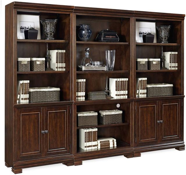 Aspenhome® Weston Brown Ale Door Bookcases-2