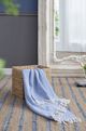A & B Home Blue 50"x60" Decorative Throw Blanket-5