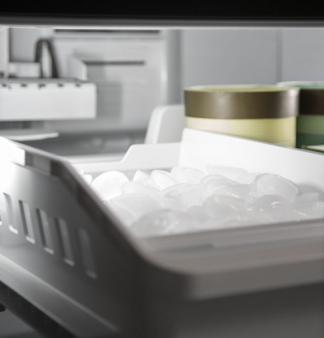 GE® 30 in. 21.0 Cu. Ft. Slate Bottom Freezer Refrigerator-4
