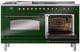 Ilve® Nostalgie II Series 60" Emerald Green Pro Style Dual Fuel Range-4