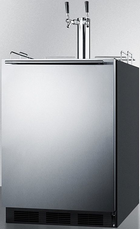 Summit® Commercial Series 5.5 Cu. Ft. Stainless Steel Beer Cooler/Kegerator-1