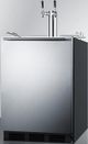 Summit® Commercial Series 5.5 Cu. Ft. Stainless Steel Beer Cooler/Kegerator-1