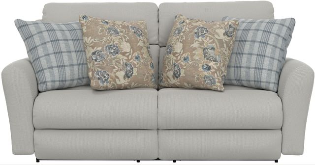 Catnapper® Chappy Linen Manual Reclining Sofa-1