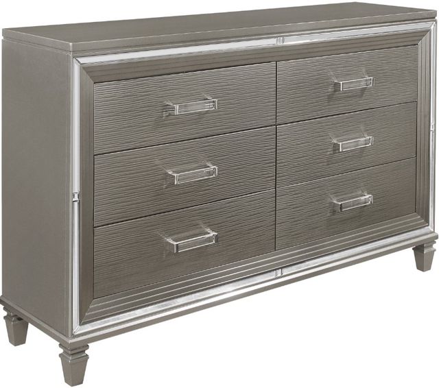 Homelegance® Tamsin Silver-Gray 4-Piece Queen Bedroom Collection-3