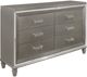 Homelegance® Tamsin Silver-Gray 4-Piece Queen Bedroom Collection-3