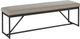 Intercon Eden Black/Rustic Dune Bench-0