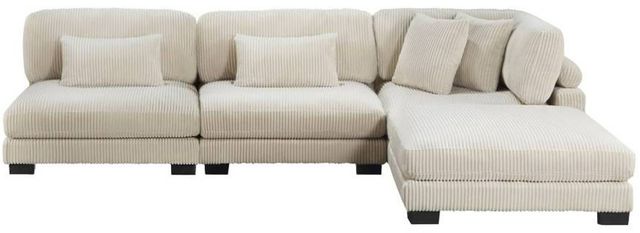 Homelegance® Traverse 4-Piece Beige Modular Sectional with Ottoman-1