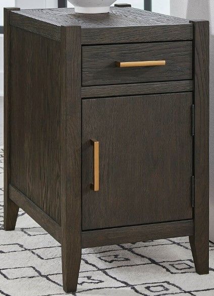 Null Furniture Manhattan Espresso Chairside Cabinet-0