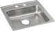 Elkay Lustertone® Classic Lustrous Satin 19-1/2" x 19" x 5" 2-Hole Single Bowl Drop-In ADA Sink-0