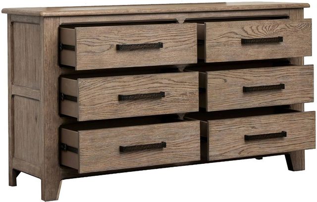 Magnussen Home® Claremont Smokey Taupe Double Drawer Dresser-1