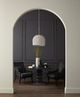 Currey & Company Saranya Cerused Black Dining Table-3