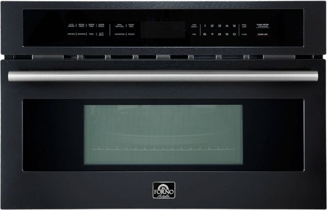 FORNO® Espresso Oliena 1.6 Cu. Ft. Black Built In Microwave -1