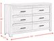 Elements International Ellen White Dresser-4