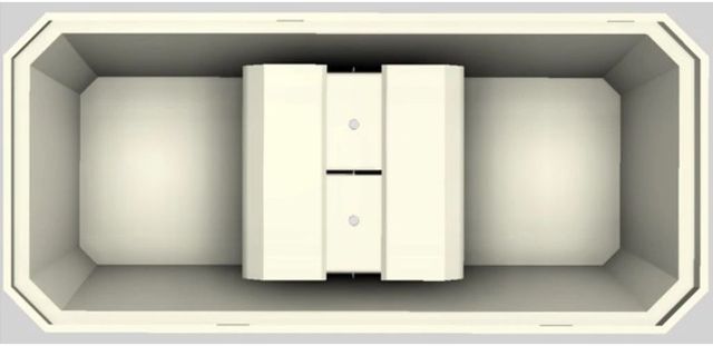 Vent-A-Hood® Designer Series 66" Biscuit Island Range Hood-3