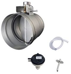 Zephyr 8" Round Universal Make Up Air Damper Kit